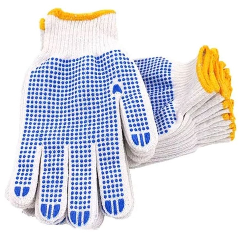 Blue Dot Cotton Glove | Model : GLOVE-DBK-C