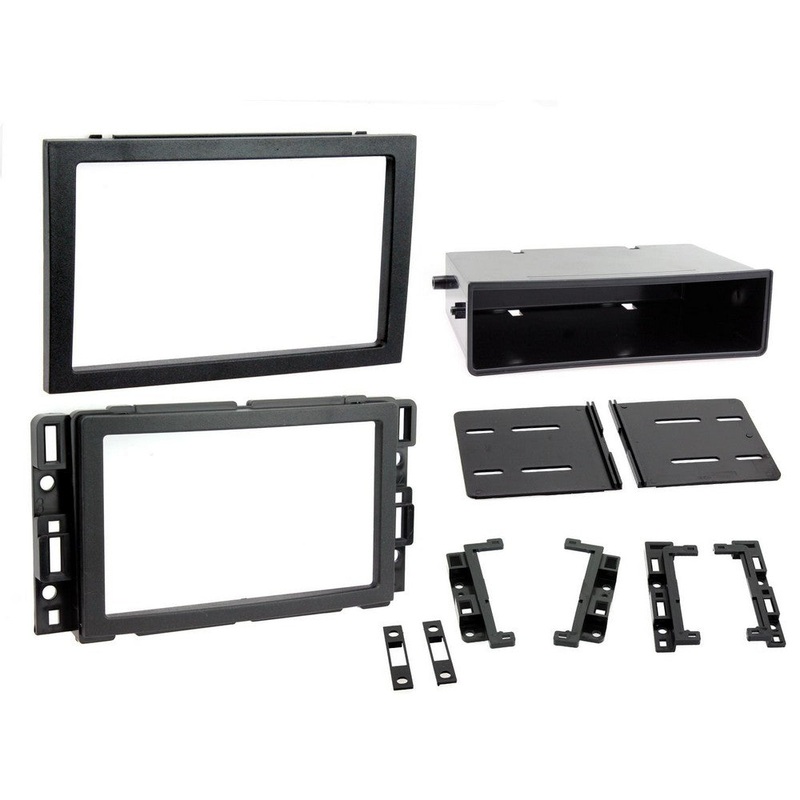 Fitting Kit Chevrolet / Hummer 2006 - 2014 Din & Double Din (With Pocket) (Black)
