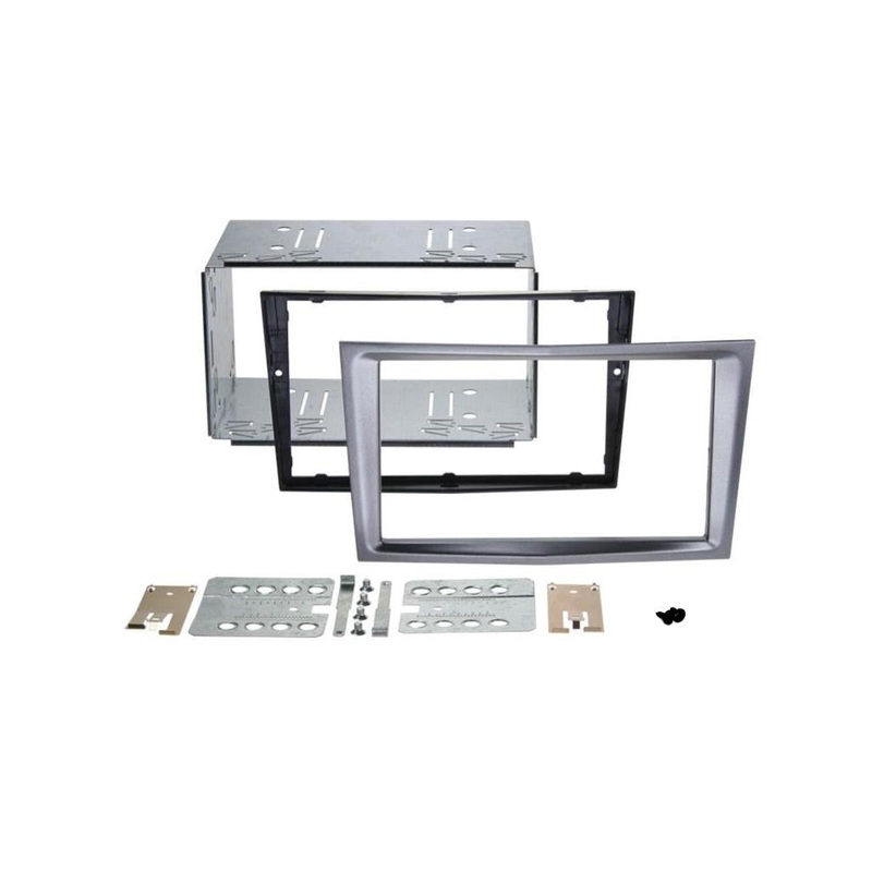 Fitting Kit Holden Captiva 5 , Astra 2006 - 2015 Double Din (With Centre Crease) (Gunmetal)