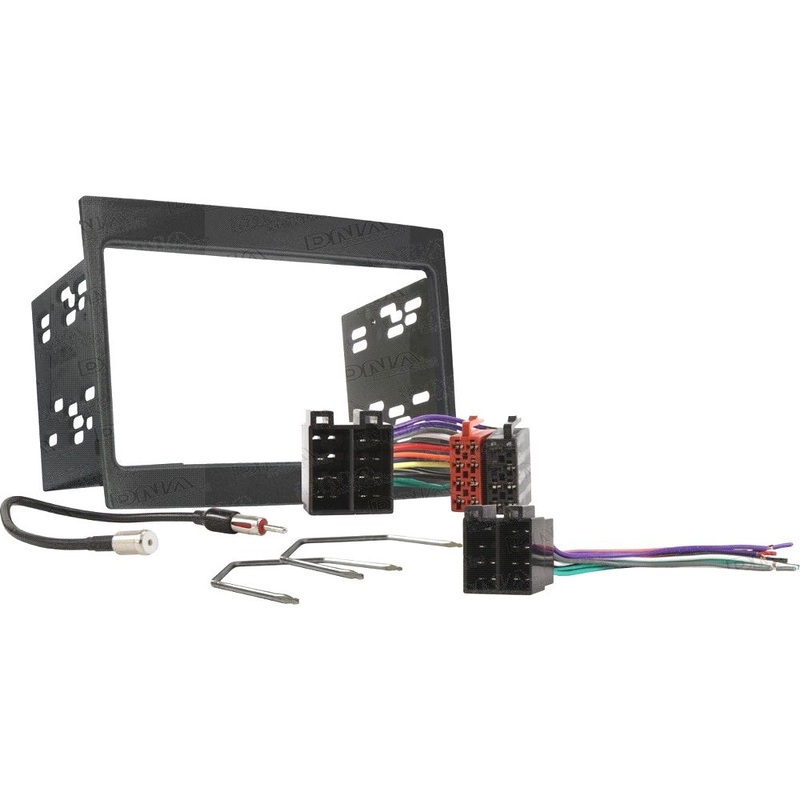 Fitting Kit Holden Commodore 2002 - 2007 Vy - Vz Double Din (Black Kit)
