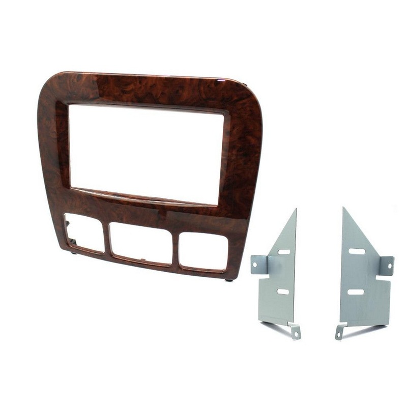 Fitting Kit Mercedes S-Class 1998 - 2005 Double Din (Wood Grain)
