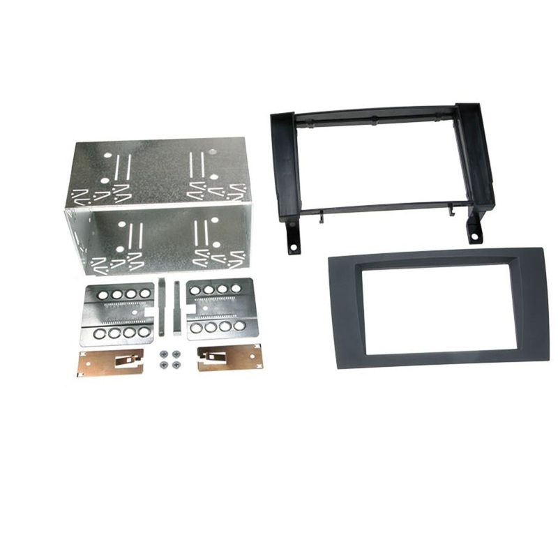 Fitting Kit Mercedes Slk 2004 - 2011 Double Din (With Cage) (Kit Width 250mm Top Edge) (Black)