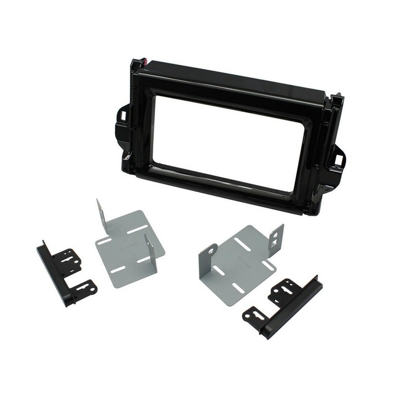 Fitting Kit Toyota Fortuner 2015 - 2020 Double Din (With Toyota Sides) (Gloss Black)
