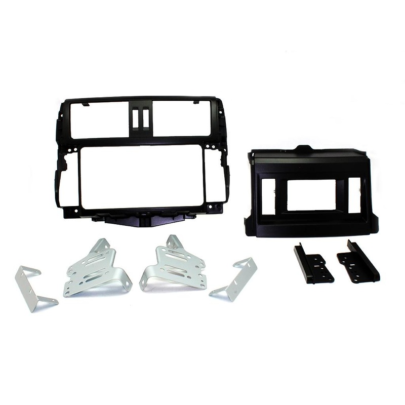 Fitting Kit Toyota Prado (150) Gxl 2009 - 2013 Double Din (Relocation Kit) (Black)