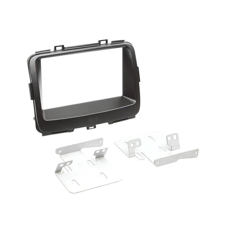 Fitting Kit Kia Carens 2013 - 2019 Double Din With Brackets (Black)
