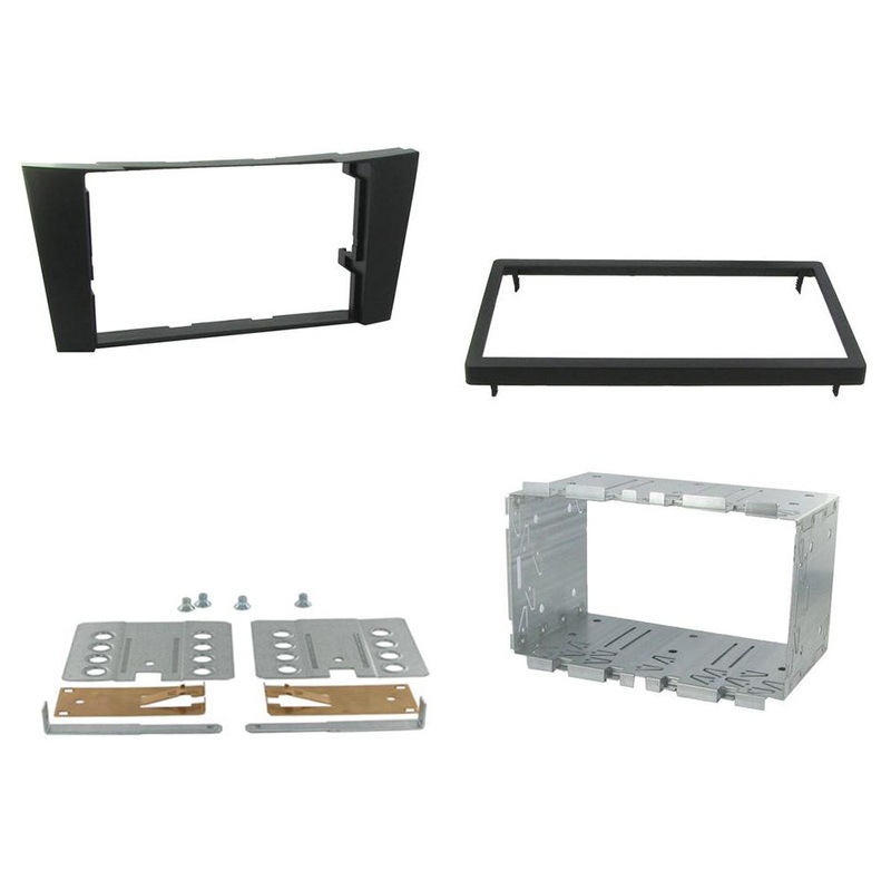 Fitting Kit Mercedes E Class , Cls 2002 - 2010 Double Din (With Cage) (Black)