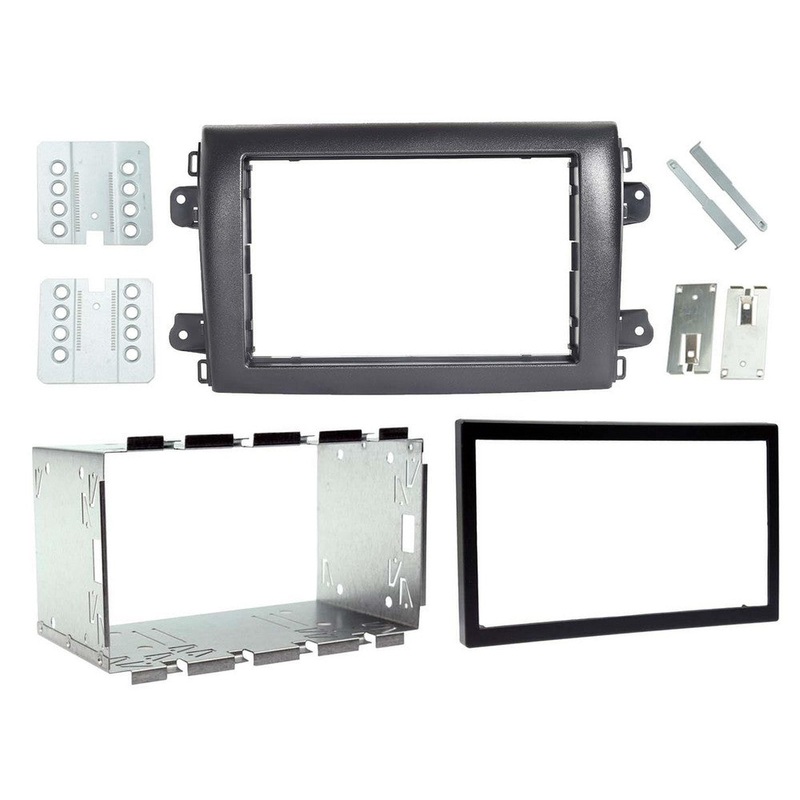Fittitng Kit Fiat Ducato 2021+ Double Din (With Cage) (Black)