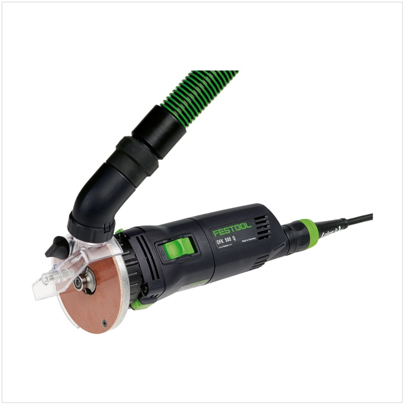 Fresadora de cantos Festool OFK 500 Q-Plus R2 450W 28mm en Systainer (574357) + accesorios