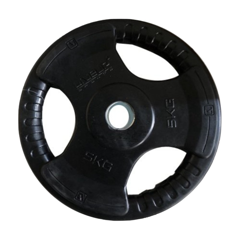 Placa de pesas Pesas con mancuernas Pesas de placa de acero 5 kg 1 pieza Dimetro del orificio de 30 mm engomado