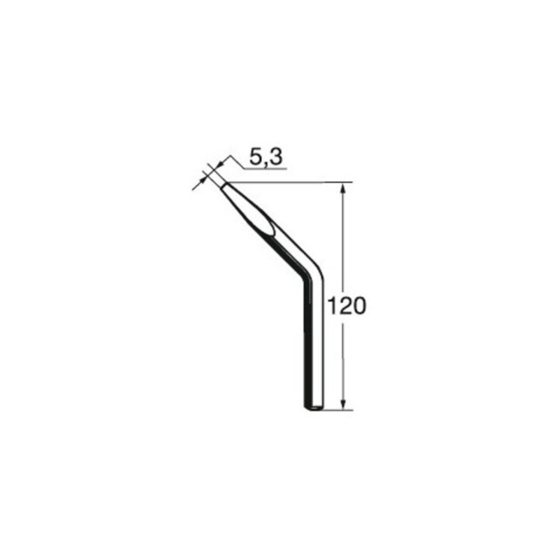 Punta de soldadura ERSA serie 152 en ngulo (4000872436)