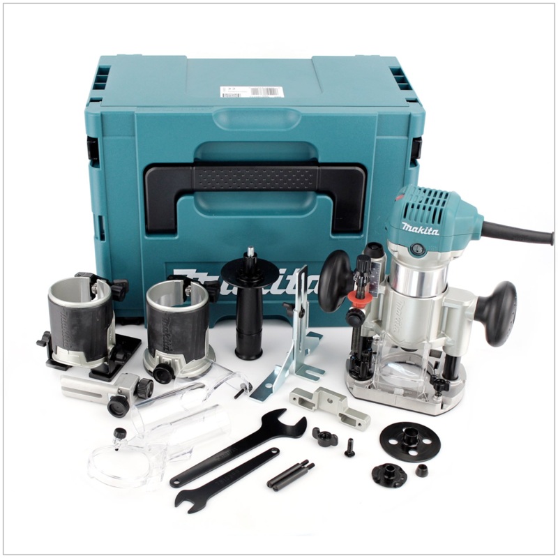 Makita RT 0700 CX2J - Fresadora y recortadora de 710 W en Makpac