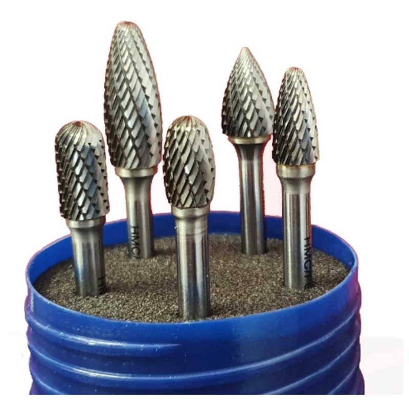Tungsten Carbide Rotary Burr Set - 5 Different Shapes For Welding Preparation 6mm Shaft HMC/SET/04 [5702]