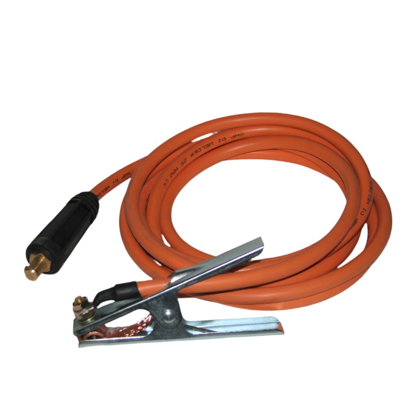 Welding Cable 10m 35mm Sq. c/w Earth Clamp 405  [1489]