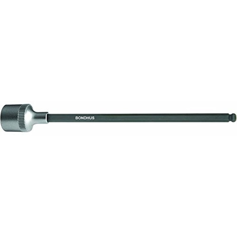 Bondhus 43784 14 mm x 6 in. L Ball End Socket Bit and 1/2 in. Drive Socket with ProGuard