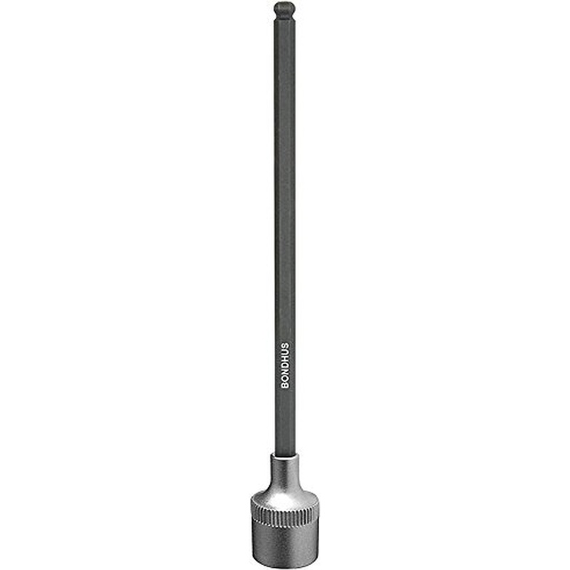 Bondhus 43786 17 mm x 6 in. L Ball End Socket Bit and 1/2 in. Drive Socket with ProGuard