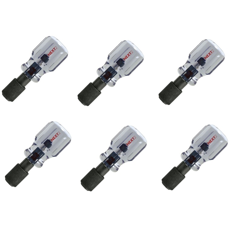 Malco Connext2 Quick Change Stubby Nut Driver Handle, 6/Box