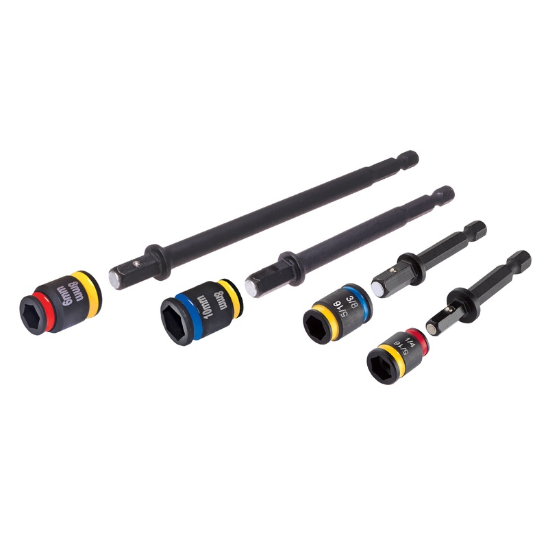 Malco MALCOMBO5 C-RHEX Cleanable, Reversible Magnetic Hex Drivers: MSHXLCM1, MSHMLCM2, MSHLC1, MSHC