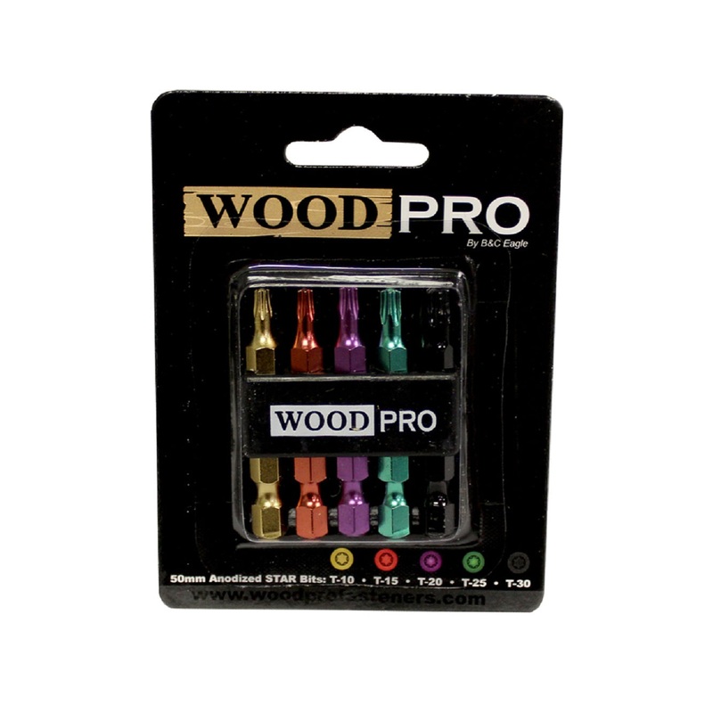 WoodPro BIT-50MM-5PK 50 mm x 2 in.  Finish Bits, 5/Box