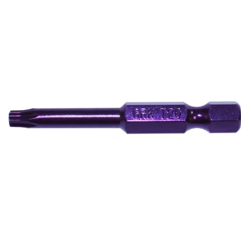 GRK Screws 86435 T-20 x 2 in. Steel Star Bit, 25/Box
