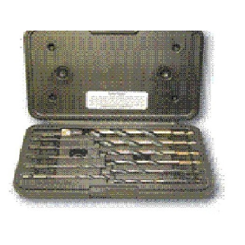 Viking Drill and Tool 34811 Gold Oxide Hi Molybdenum Steel Quick-Release Drill Bit, 12 Piece Set