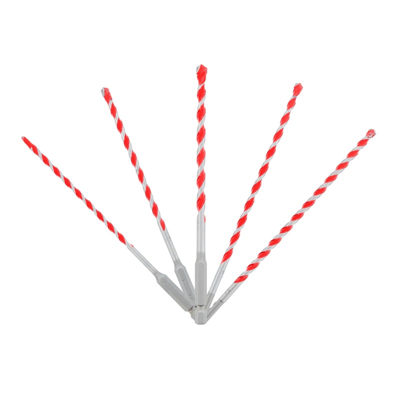 Diablo DMARG1220-S5 SPEEDemon Red Granite Carbide Tipped Hammer Drill Bit Set, 5 Piece Set