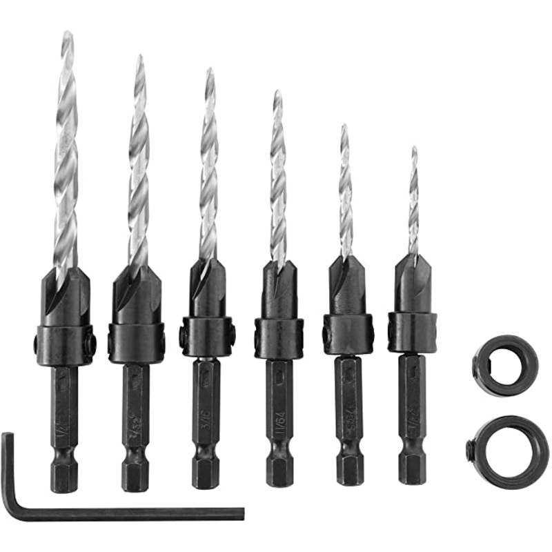 Irwin Tools 1882792 SPEEDBOR Countersink 8-Piece Wood Drill Bit Set