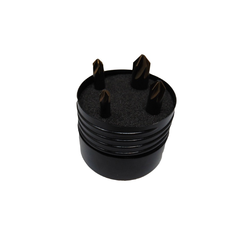 Norseman by Viking Drill and Tool 67800 Countersink 1/4, 5/16, 3/8, 1/2 in. Super Premium, 4 Piece Set