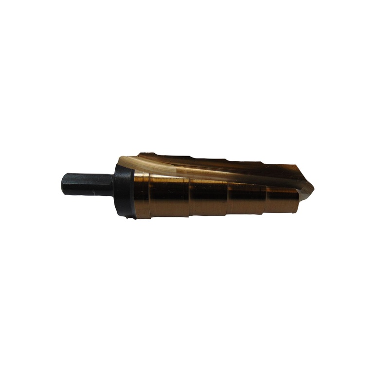 Norseman by Viking Drill and Tool 83730 13/16 in. to 1-1/16 in. 78-GR Gold Oxide HSS Step Reamer