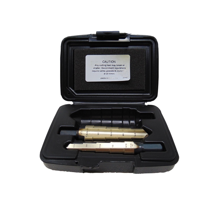 Norseman by Viking Drill and Tool 99990 2 Piece 5/16 in. and 13/16 in. Step Reamer Set
