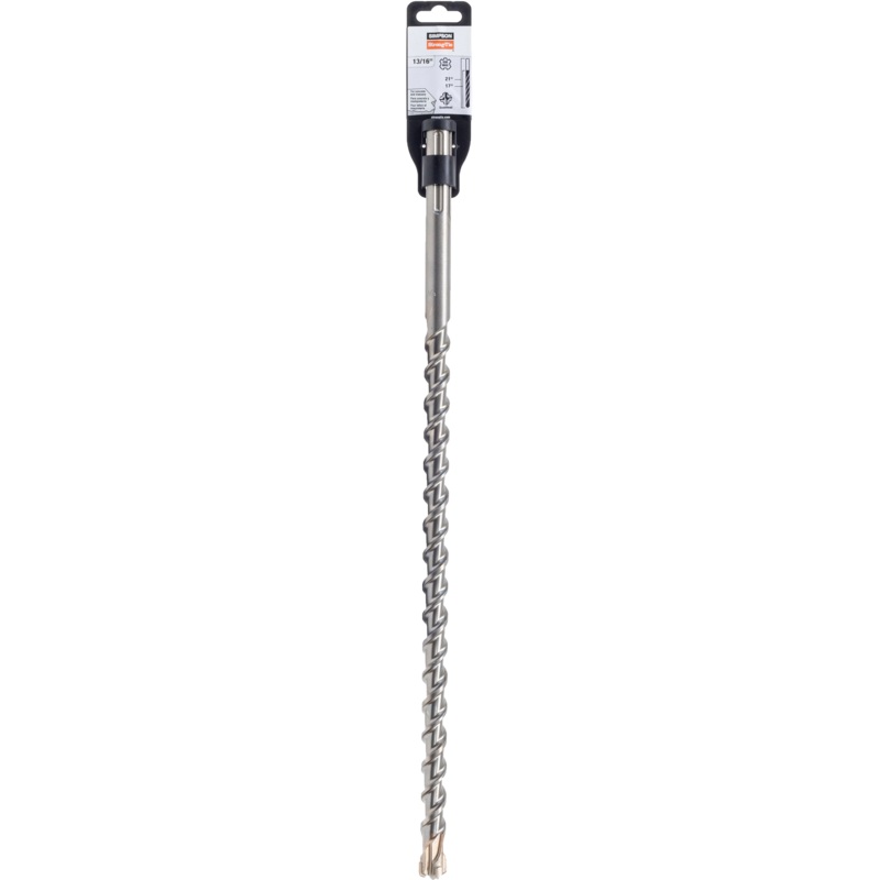 Simpson MDMX08121Q 13/16 in. x 21 in. SDS-max Shank Quad-Head Drill Bit