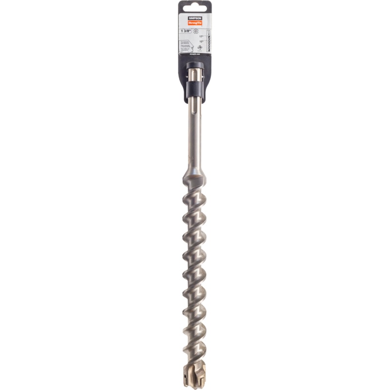 Simpson MDMX13717Q 1-3/8 in. x 17 in. SDS-max Shank Quad-Head Drill Bit