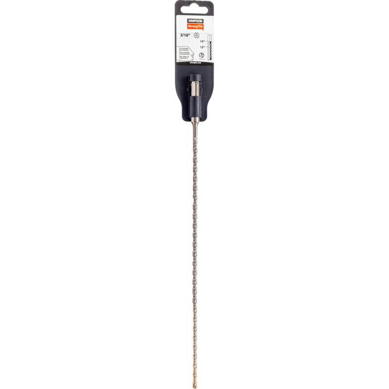 Simpson MDPL01814 3/16 in. x 14 in. SDS-plus Shank Drill Bit