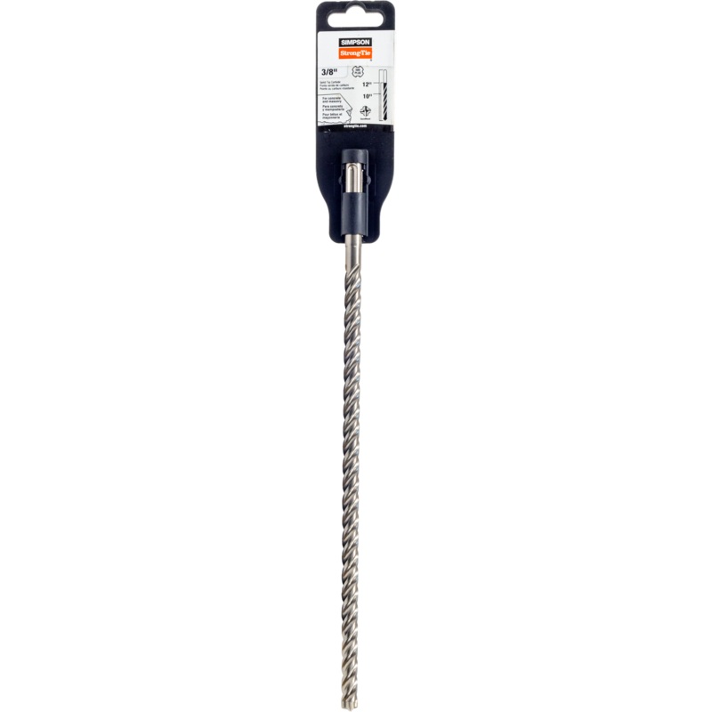 Simpson MDPL03712S 3/8 in. x 12-1/4 in. SDS-plus Shank Solid-Tip Carbide Drill Bit