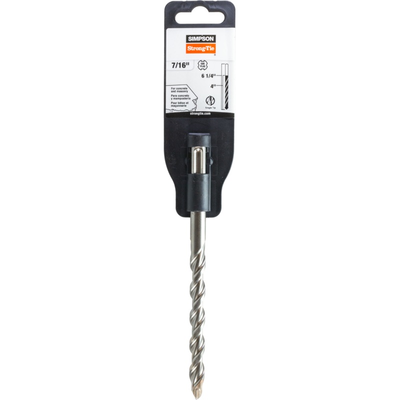 Simpson MDPL04306 7/16 in. x 6-1/4 in. SDS-plus Shank Drill Bit