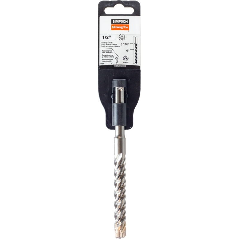Simpson MDPL05006S 1/2 in. x 6-1/4 in. SDS-plus Shank Solid-Tip Carbide Drill Bit