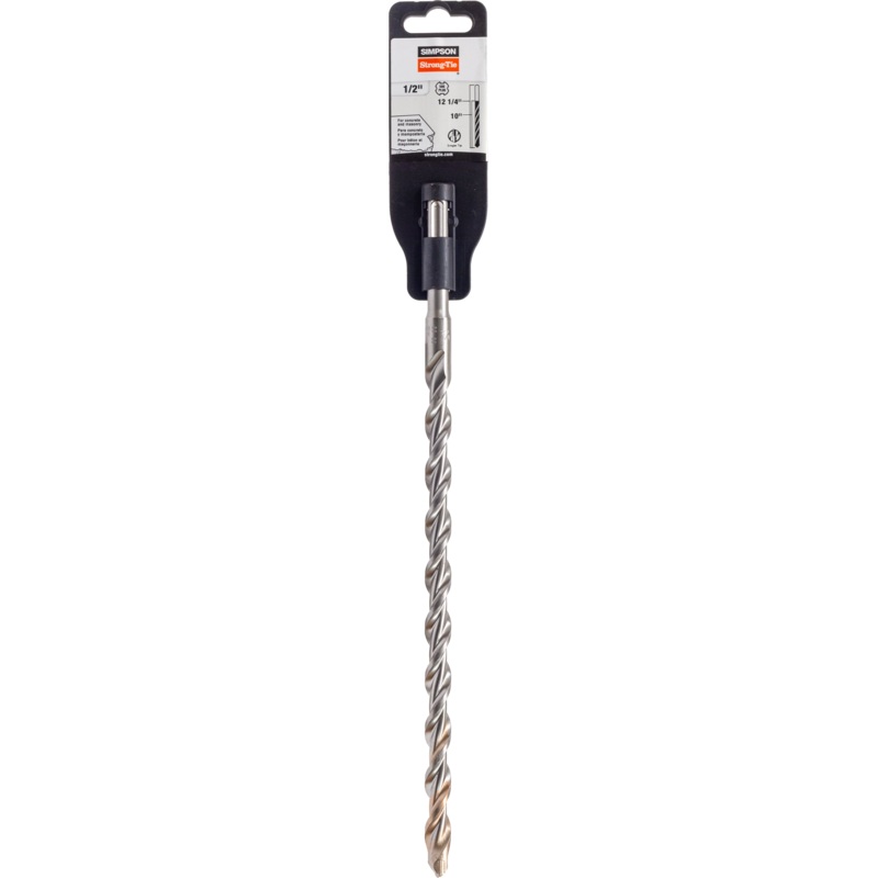 Simpson MDPL05012 1/2 in. x 12-1/4 in. SDS-plus Shank Drill Bit