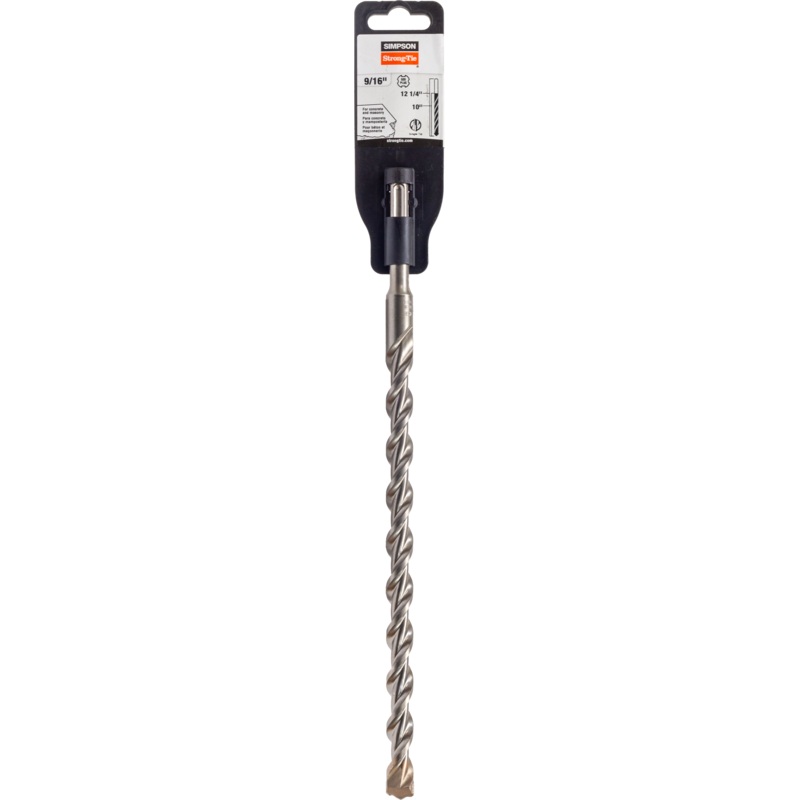 Simpson MDPL05612 9/16 in. x 12-1/4 in. SDS-plus Shank Drill Bit