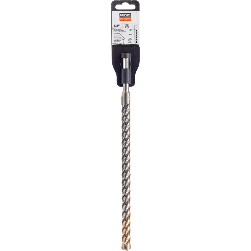 Simpson MDPL06212Q 5/8 in. x 12 in. SDS-plus Quad-Head Shank Drill Bit