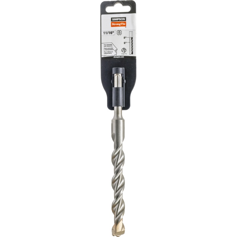 Simpson MDPL06808 11/16 in. x 8 in. SDS-plus Shank Drill Bit