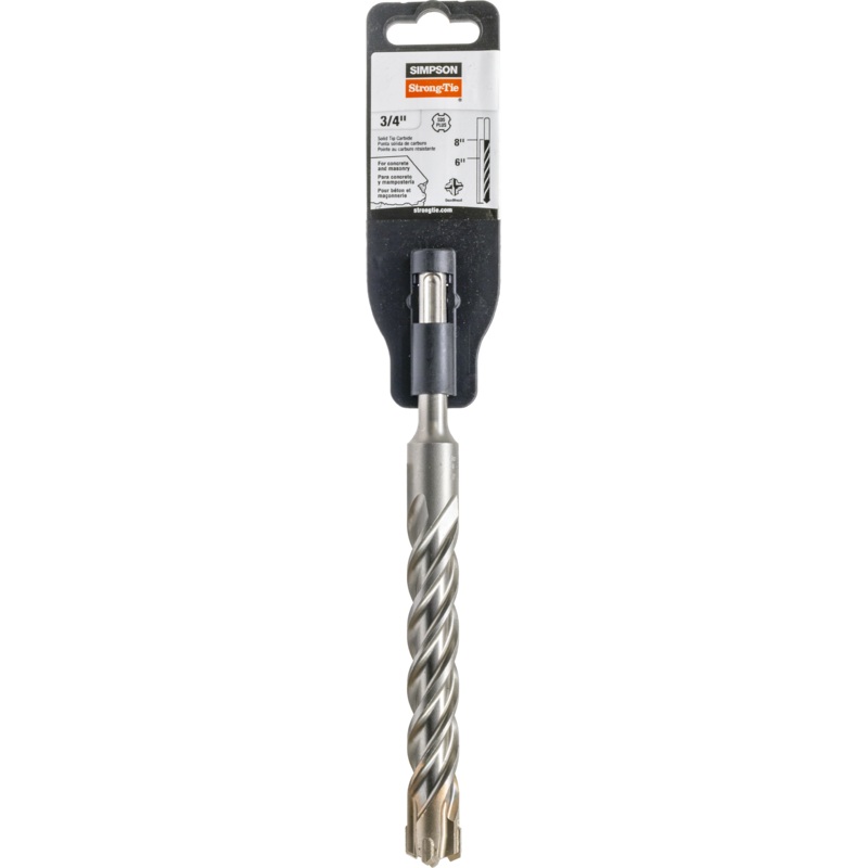 Simpson MDPL07508Q 3/4 in. x 8 in. SDS-plus Quad-Head Shank Drill Bit