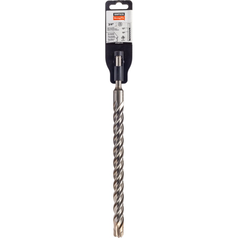 Simpson MDPL07512Q 3/4 in. x 12 in. SDS-plus Quad-Head Shank Drill Bit