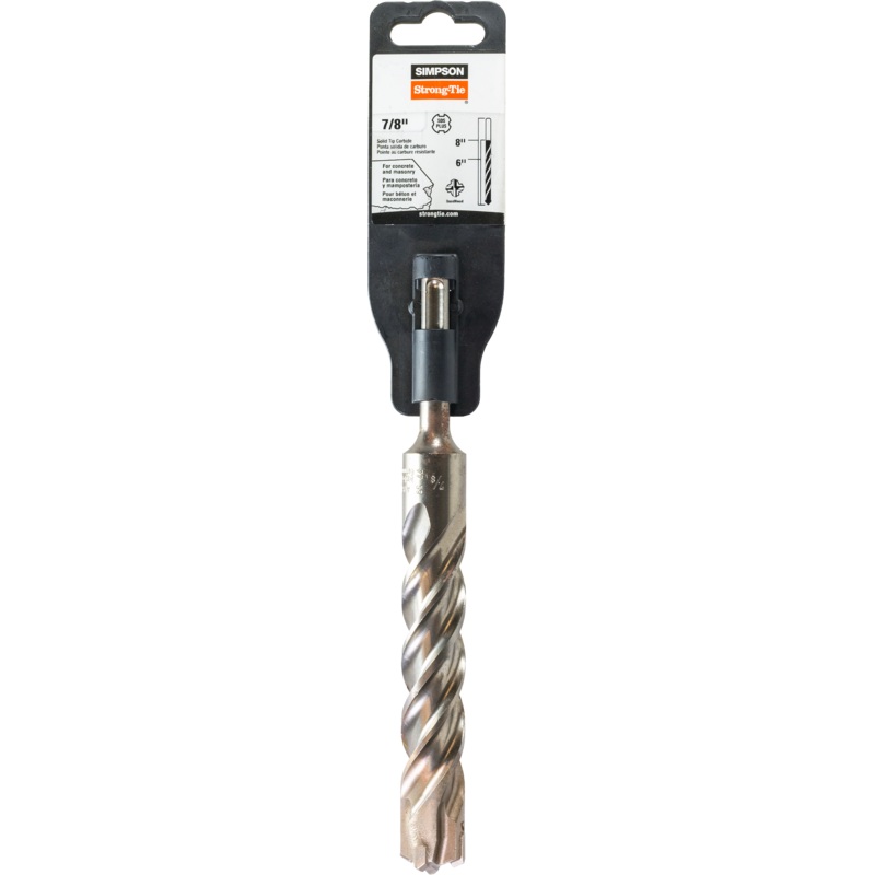 Simpson MDPL08708Q 7/8 in. x 8 in. SDS-plus Quad-Head Shank Drill Bit