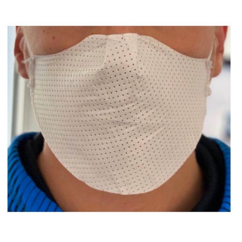 Mscara de proteccin respiratoria de proteccin bucal fabricada en forro polar alemn.