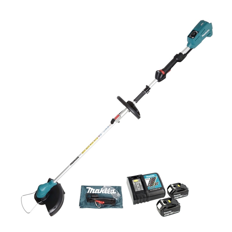 Cortacsped a batera Makita DUR 183 LRM2 18V 300mm sin escobillas + 2x batera 4.0Ah + cargador