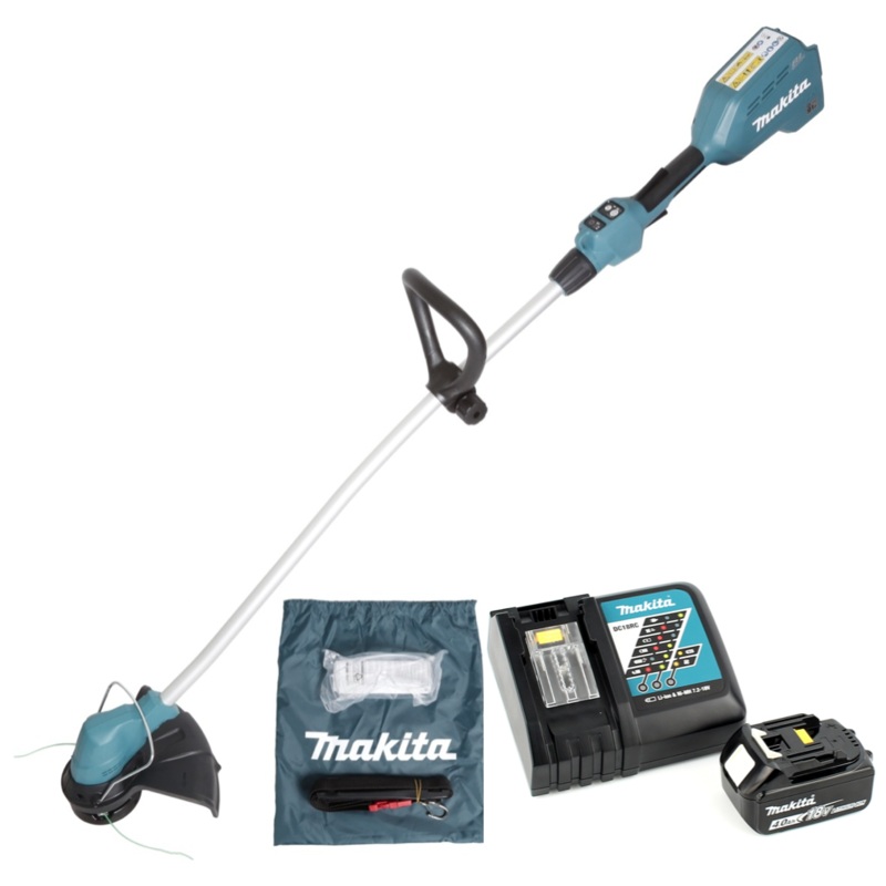 Cortacsped a batera Makita DUR 184 LRM1 18V 300mm sin escobillas + 1x batera 4.0Ah + cargador
