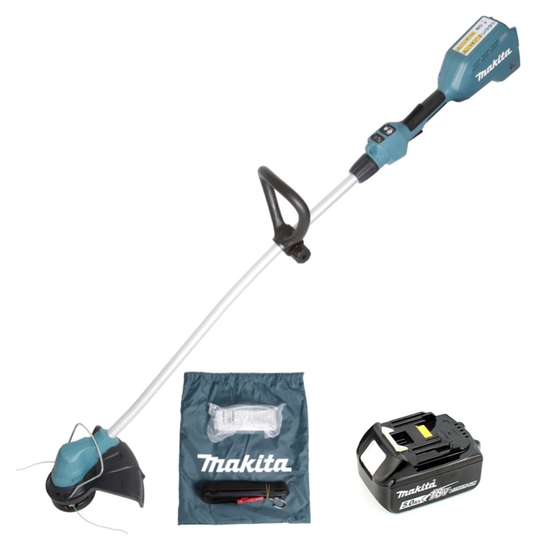 Cortacsped a batera Makita DUR 184 LT1 18V 300mm sin escobillas + 1x batera 5.0Ah - sin cargador
