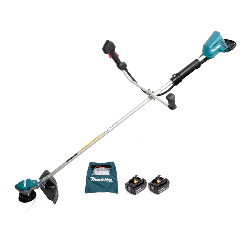 Desbrozadora de batera Makita DUR 365 LT2 36V (2x18V) 300mm sin escobillas + 2x batera 5.0Ah - sin cargador