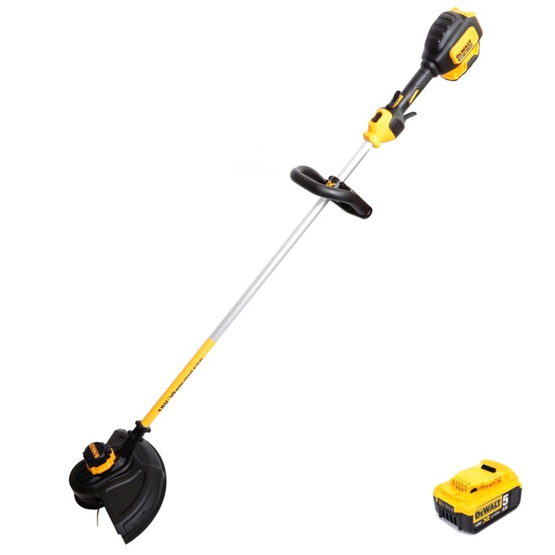 Cortacsped a batera Dewalt DCM 561 18V sin escobillas + 1x batera 5.0Ah - sin cargador