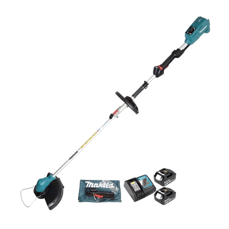Cortacsped a batera Makita DUR 183 LRG2 18V 300mm sin escobillas + 2x batera 6.0Ah + cargador