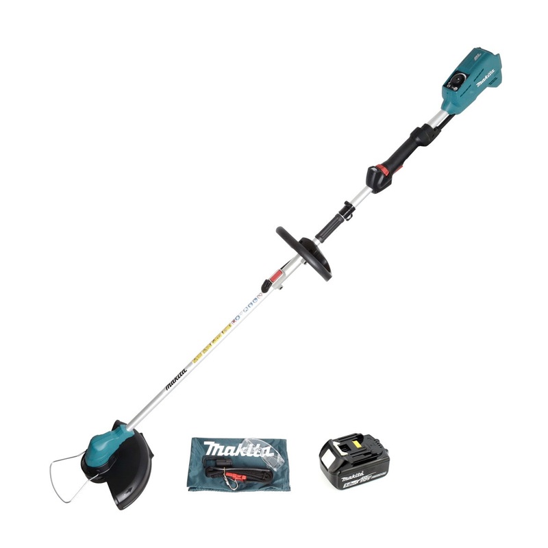 Cortacsped a batera Makita DUR 183 LT1 18V 300mm sin escobillas + 1x batera 5.0Ah - sin cargador